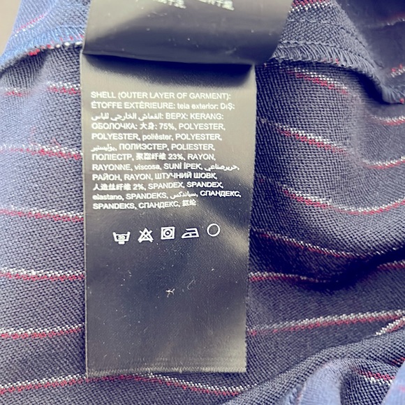 NWT Bebe Cut Out Belted Striped Sleeveless Wide Leg Jumpsuit Size 6 - Picture 13 of 14